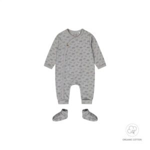 Dirkje – Tutina da neonato blu safari