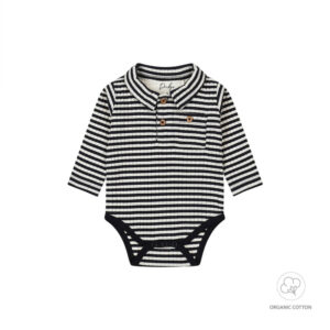 Dirkje – Pagliaccetto da neonato polo a righe