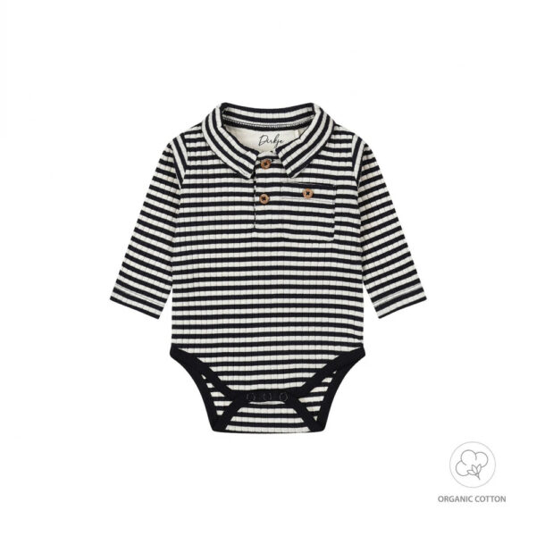 Dirkje - Pagliaccetto da neonato polo a righe