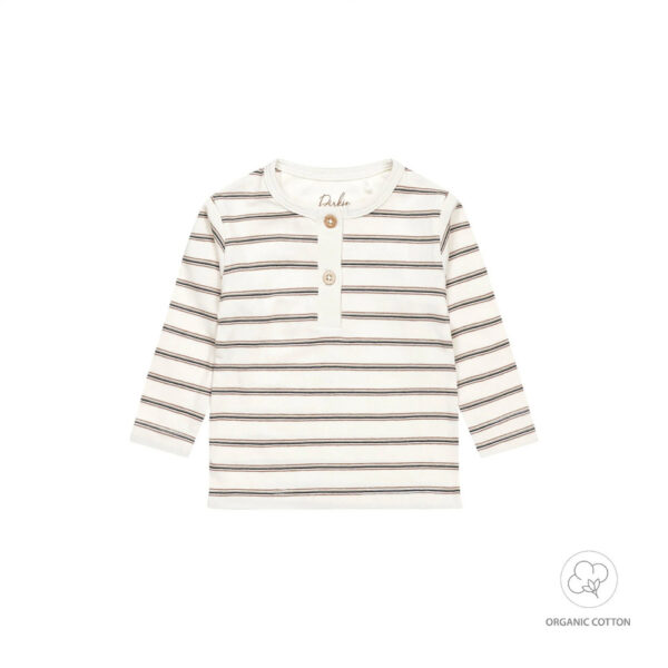 Dirkje - Maglia neonato manica lunga a righe